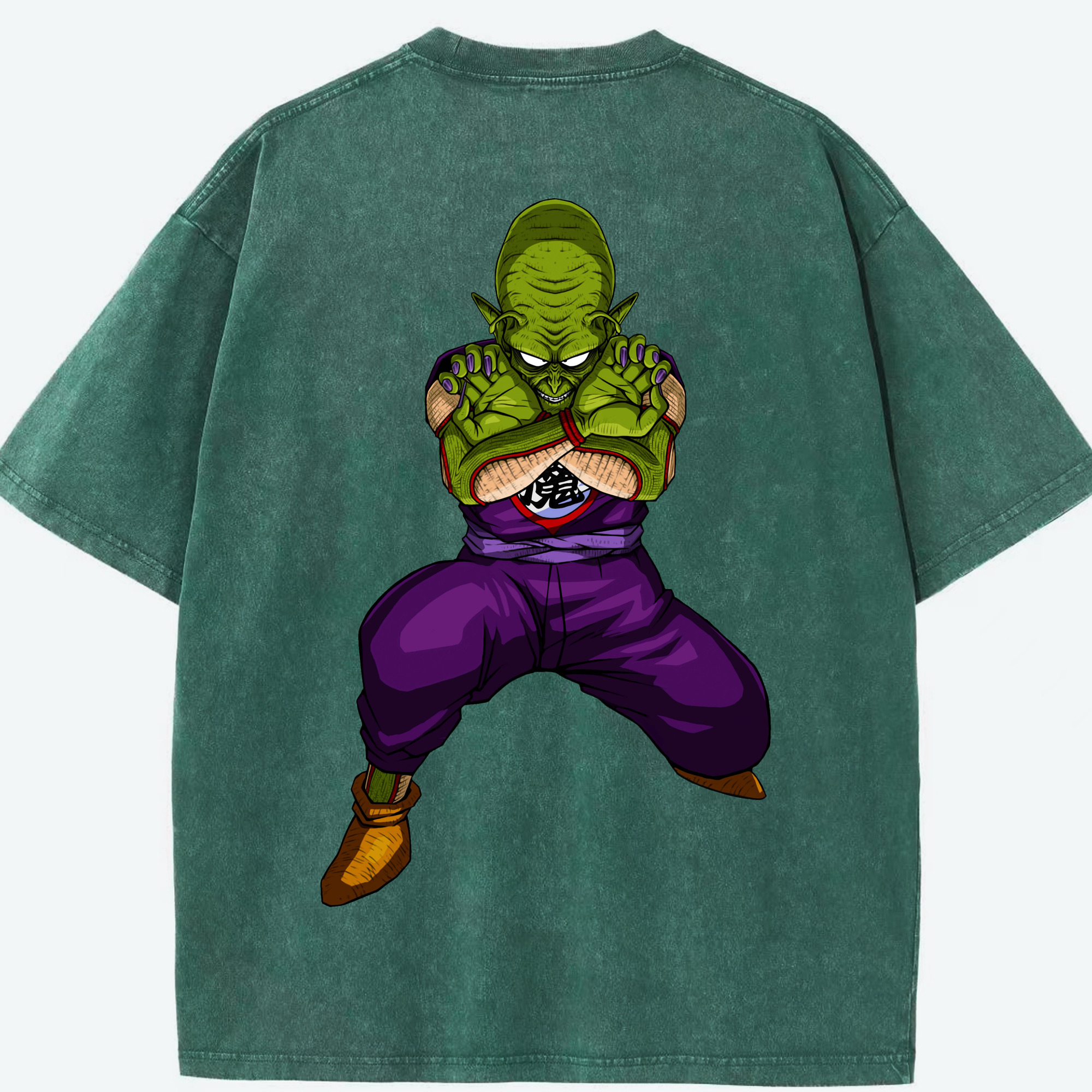 （画像用） ドラゴンボール DRAGON BALL 綿100% ヴィンテージ風 半袖Tシャツ（背面プリント）